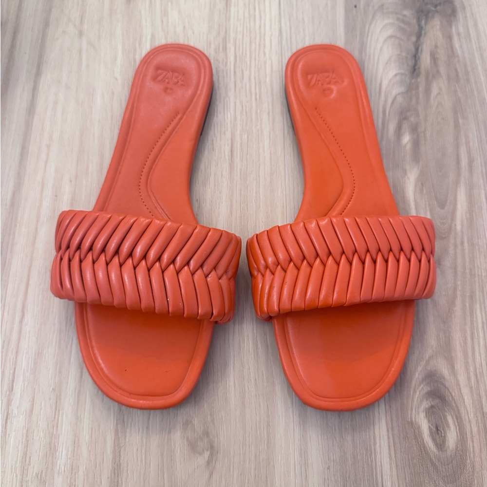 Zara Braided Strap Sandals - NEW & NEVER WORN